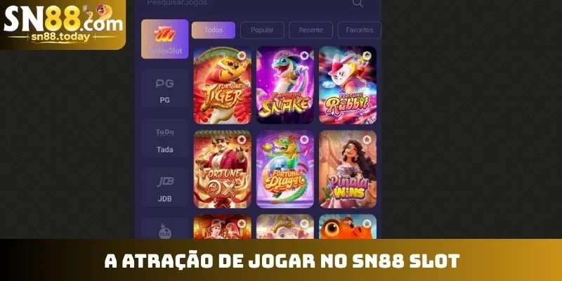 A atração de jogar no SN88 slot