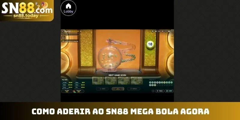 Como aderir ao SN88 Mega Bola agora