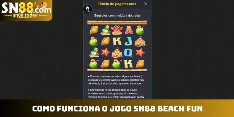 Como funciona o jogo SN88 Beach Fun