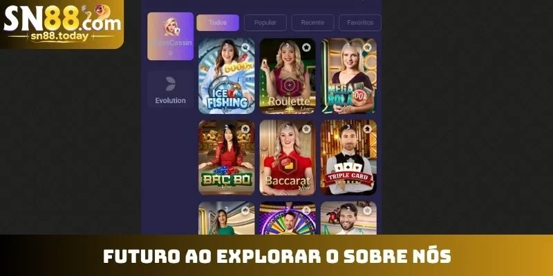 Futuro ao explorar o sobre nós