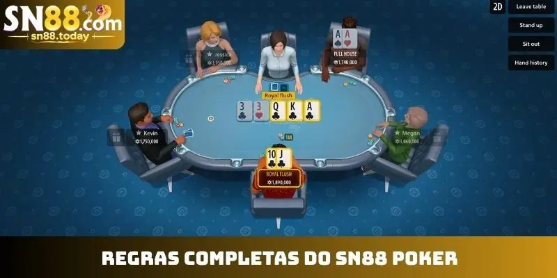 Regras completas do SN88 Poker