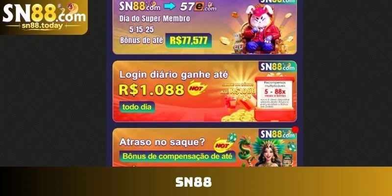 SN88.COM - Cassino Confiável 2026 | Cadastre-se e Ganhe R$ 88