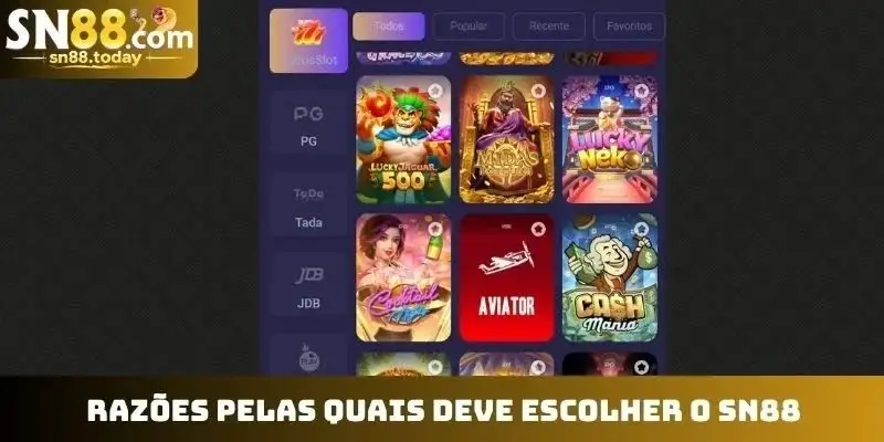 Razões pelas quais deve escolher o SN88